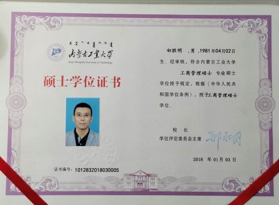 硕士学位